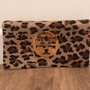 Tory Burch Leopard Clutch